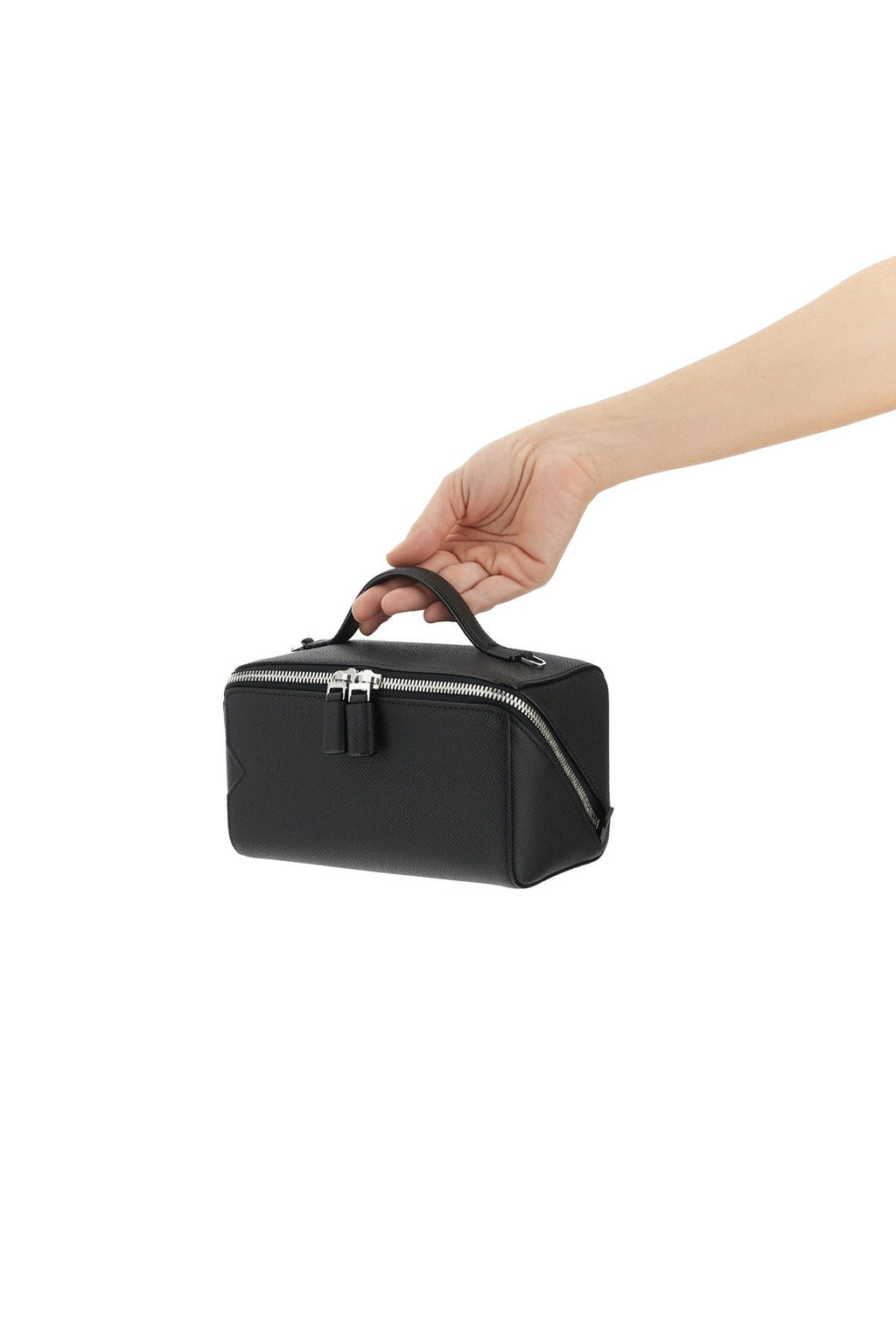 2026 New Arrival v-line beauty case shoulder bag in millepunte leather