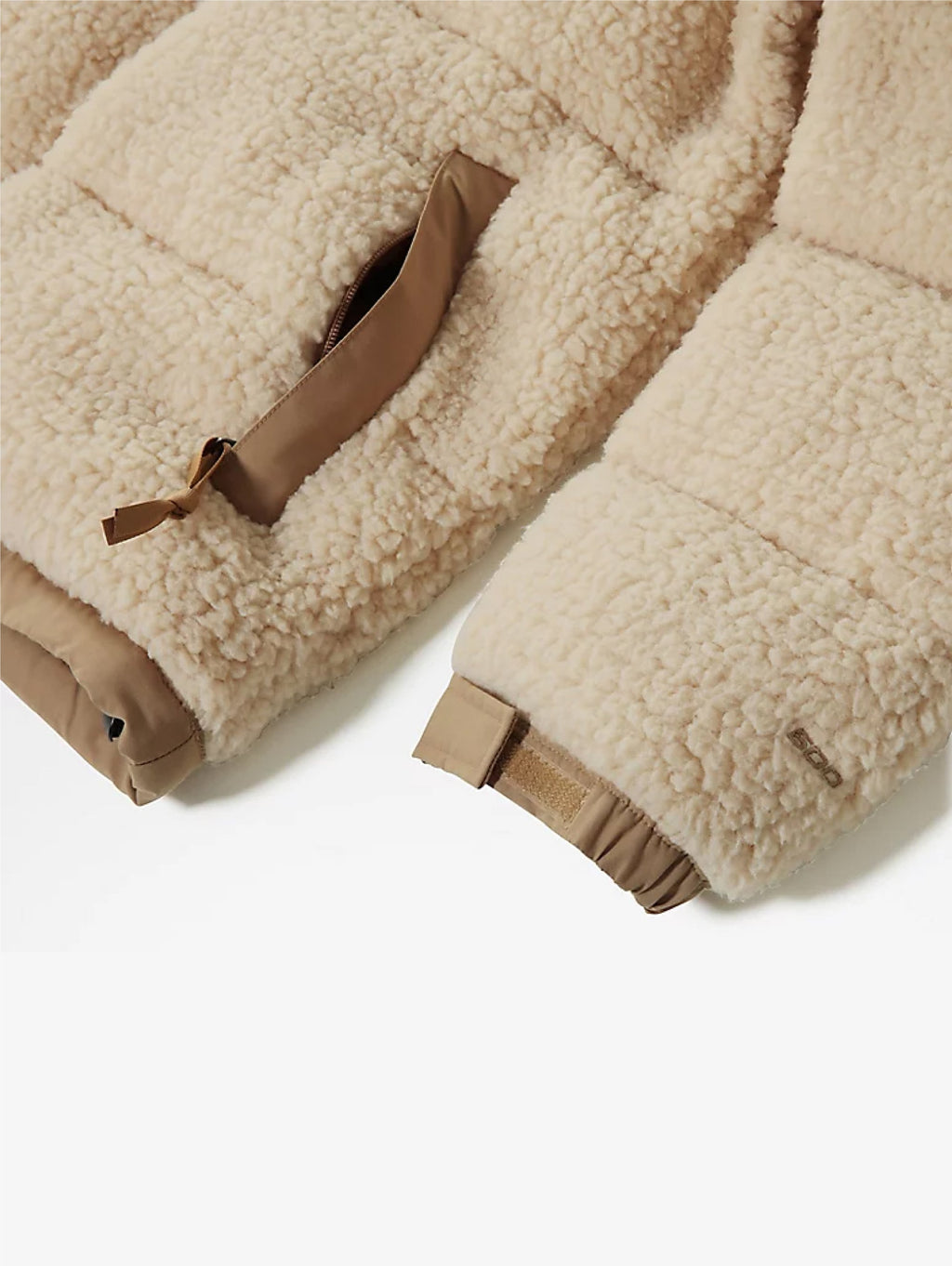 2026 New Arrival Piumino in Tessuto Sherpa Beige