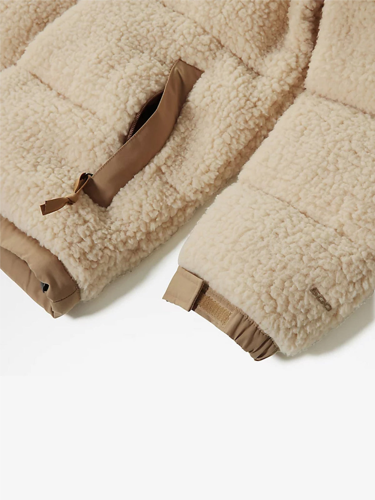 2026 New Arrival Piumino in Tessuto Sherpa Beige