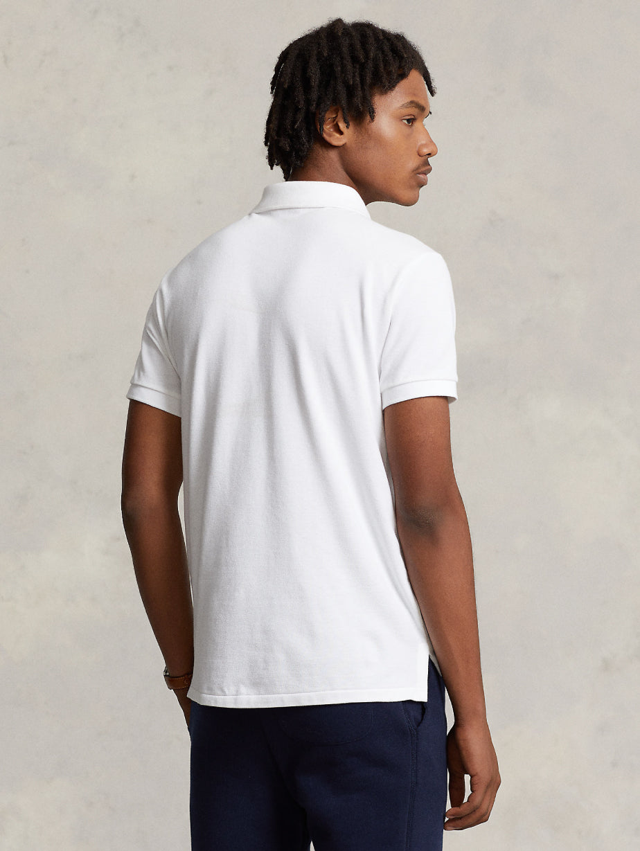 2026 New Arrival Polo in Piquet Slim Fit Bianco