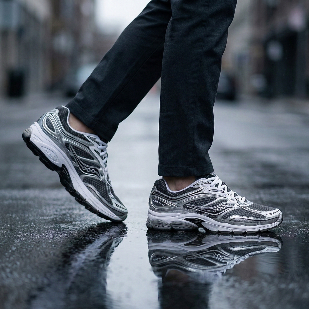 2026 New Arrival Saucony Progrid Omni 9 'Silver Grey'