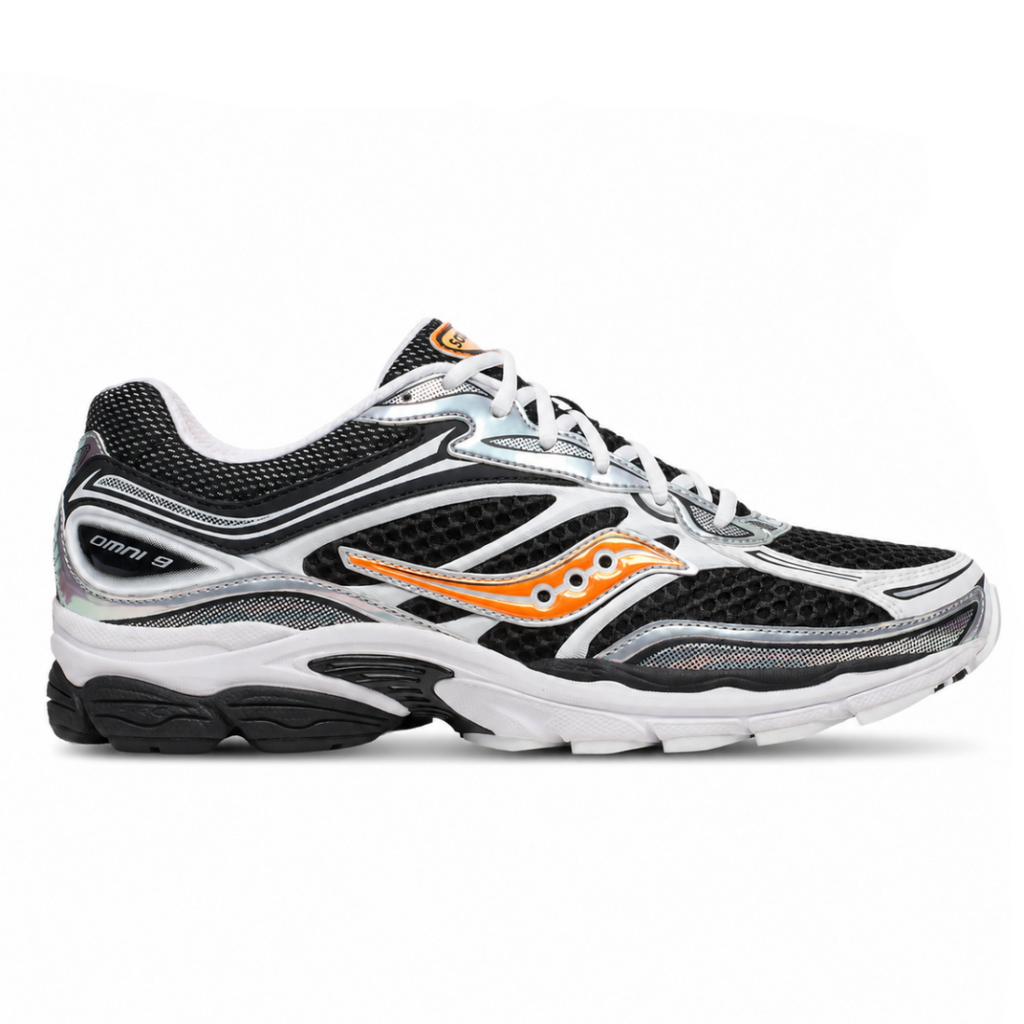 2026 New Arrival Saucony ProGrid Omni 9 'White Black Orange'
