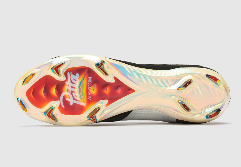 2026 New Arrival Mercurial Vapor 16 Elite x Patta FG - Special Edition Chrome/White/Black