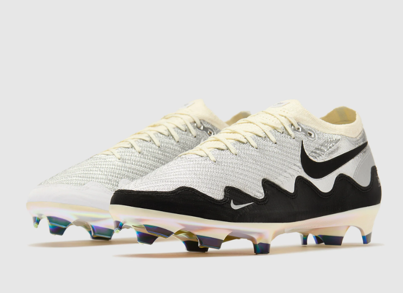 2026 New Arrival Mercurial Vapor 16 Elite x Patta FG - Special Edition Chrome/White/Black