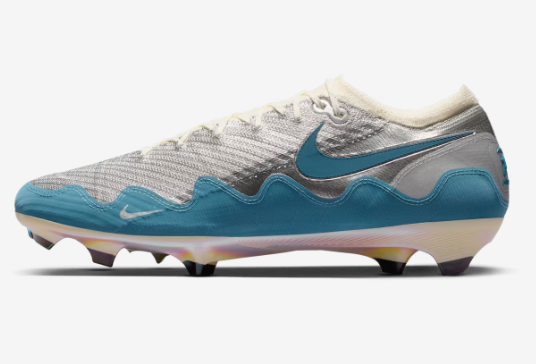 2026 New Arrival Mercurial Vapor 16 Elite x Patta FG - Special Edition Chrome/Aqua