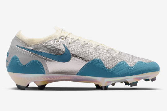 2026 New Arrival Mercurial Vapor 16 Elite x Patta FG - Special Edition Chrome/Aqua