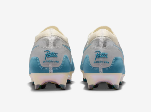 2026 New Arrival Mercurial Vapor 16 Elite x Patta FG - Special Edition Chrome/Aqua