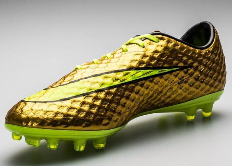 2026 New Arrival Hypervenom Phantom 1 Elite FG Neymar Gold/Yellow