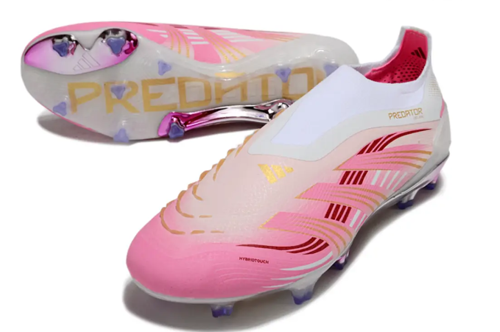 2026 New Arrival Predator Elite Laceless FG Pink Dream