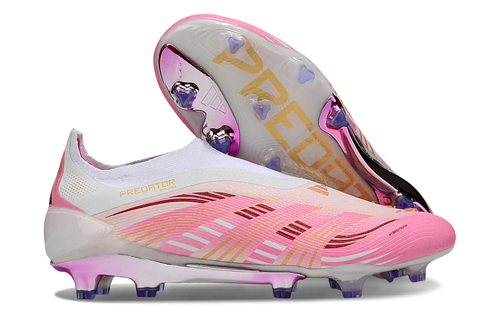 2026 New Arrival Predator Elite Laceless FG Pink Dream