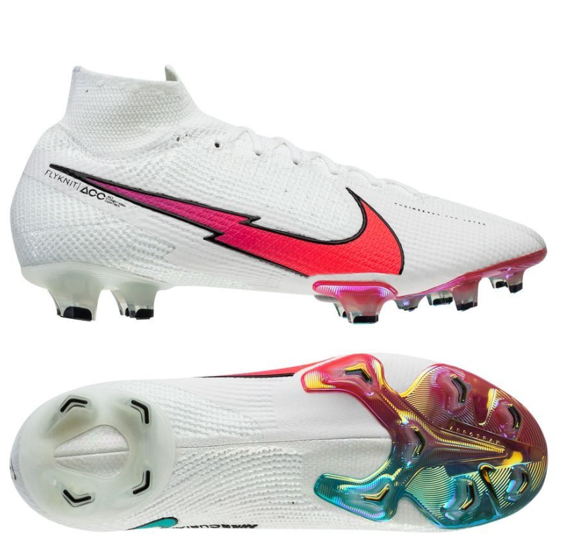 2026 New Arrival Mercurial Superfly 7 Elite FG White Crimson