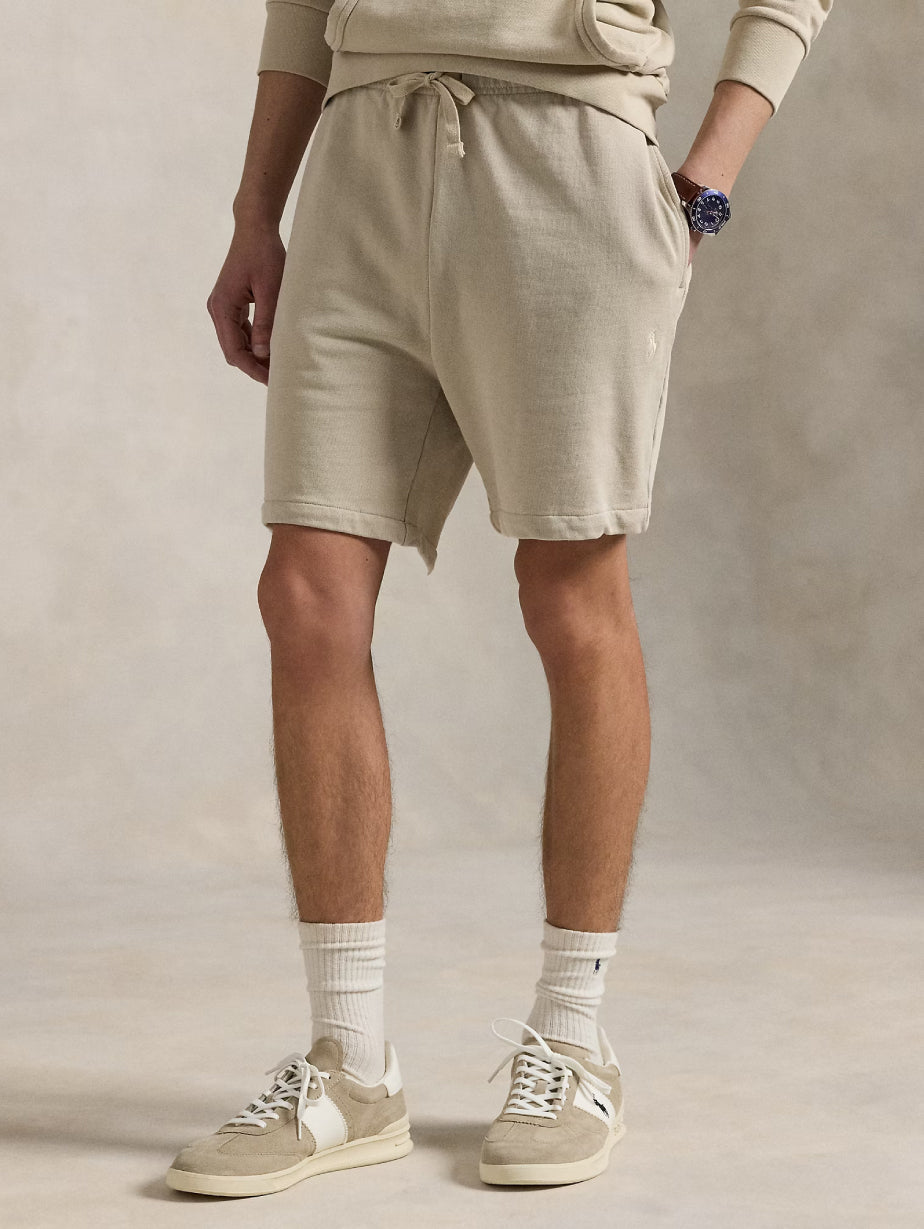 2026 New Arrival Shorts in Cotone Loopback Beige