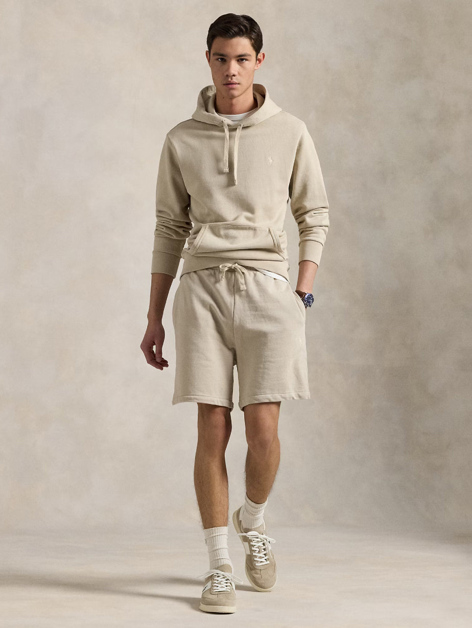 2026 New Arrival Shorts in Cotone Loopback Beige