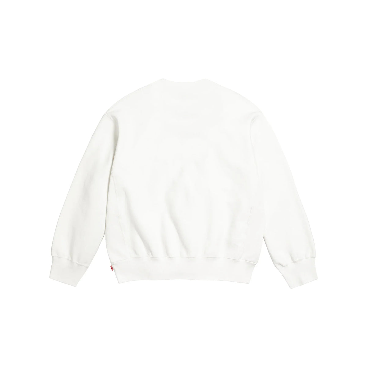 2026 New Arrival Supreme Washed Box Logo Crewneck White