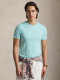 2026 New Arrival T-shirt Girocollo Custom Slim Fit Acqua