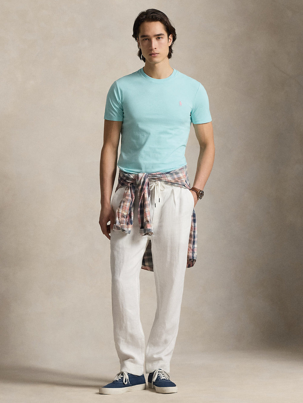 2026 New Arrival T-shirt Girocollo Custom Slim Fit Acqua