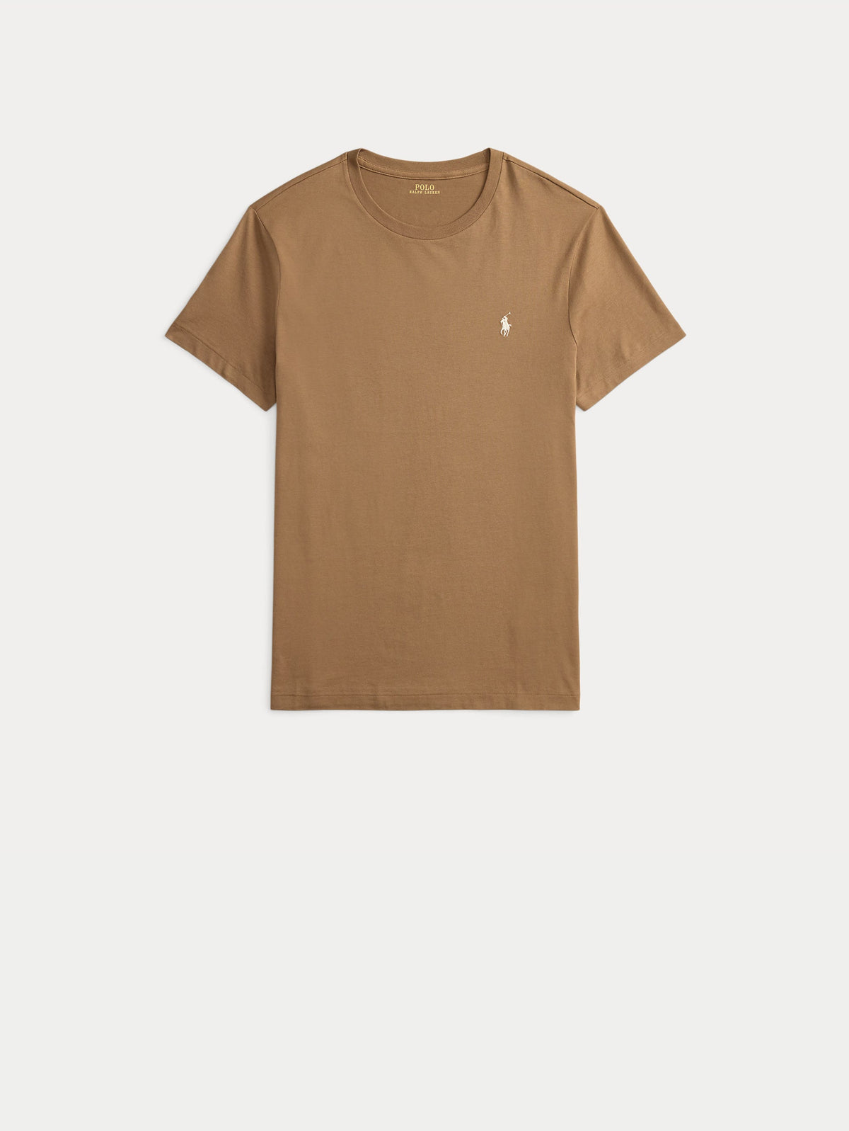 2026 New Arrival T-shirt Girocollo Custom Slim Fit Marrone