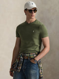 2026 New Arrival T-shirt Girocollo Custom Slim Fit Verde