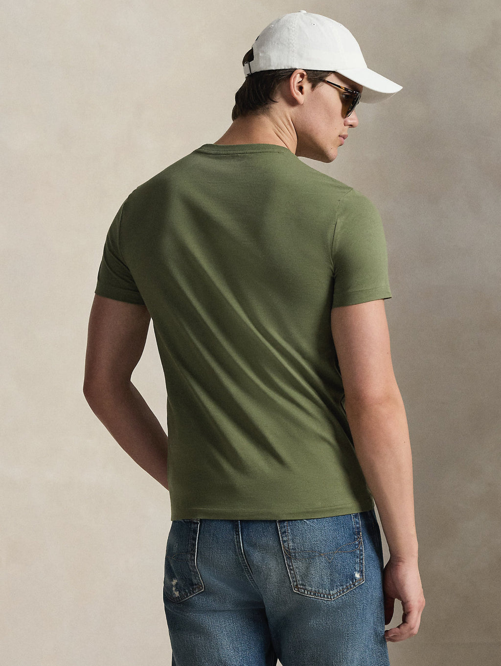 2026 New Arrival T-shirt Girocollo Custom Slim Fit Verde