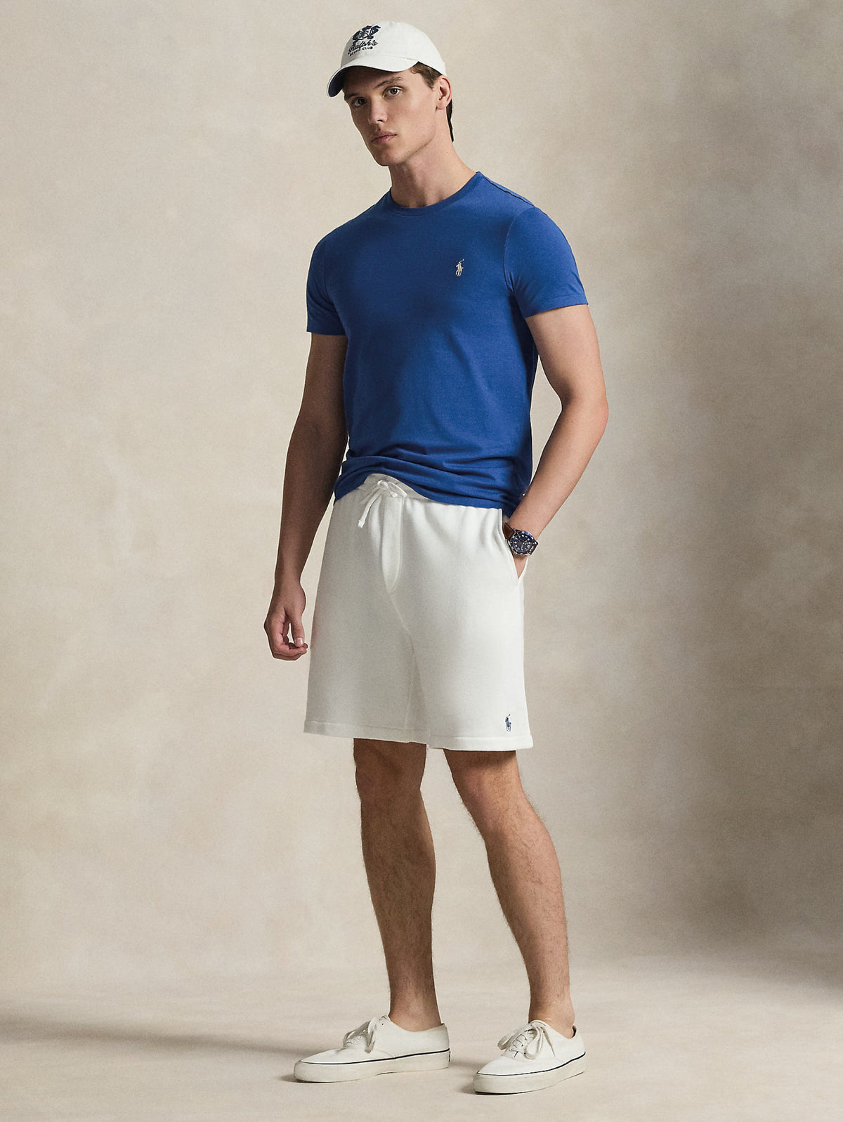 2026 New Arrival T-shirt Girocollo Custom Slim Fit Azzurro