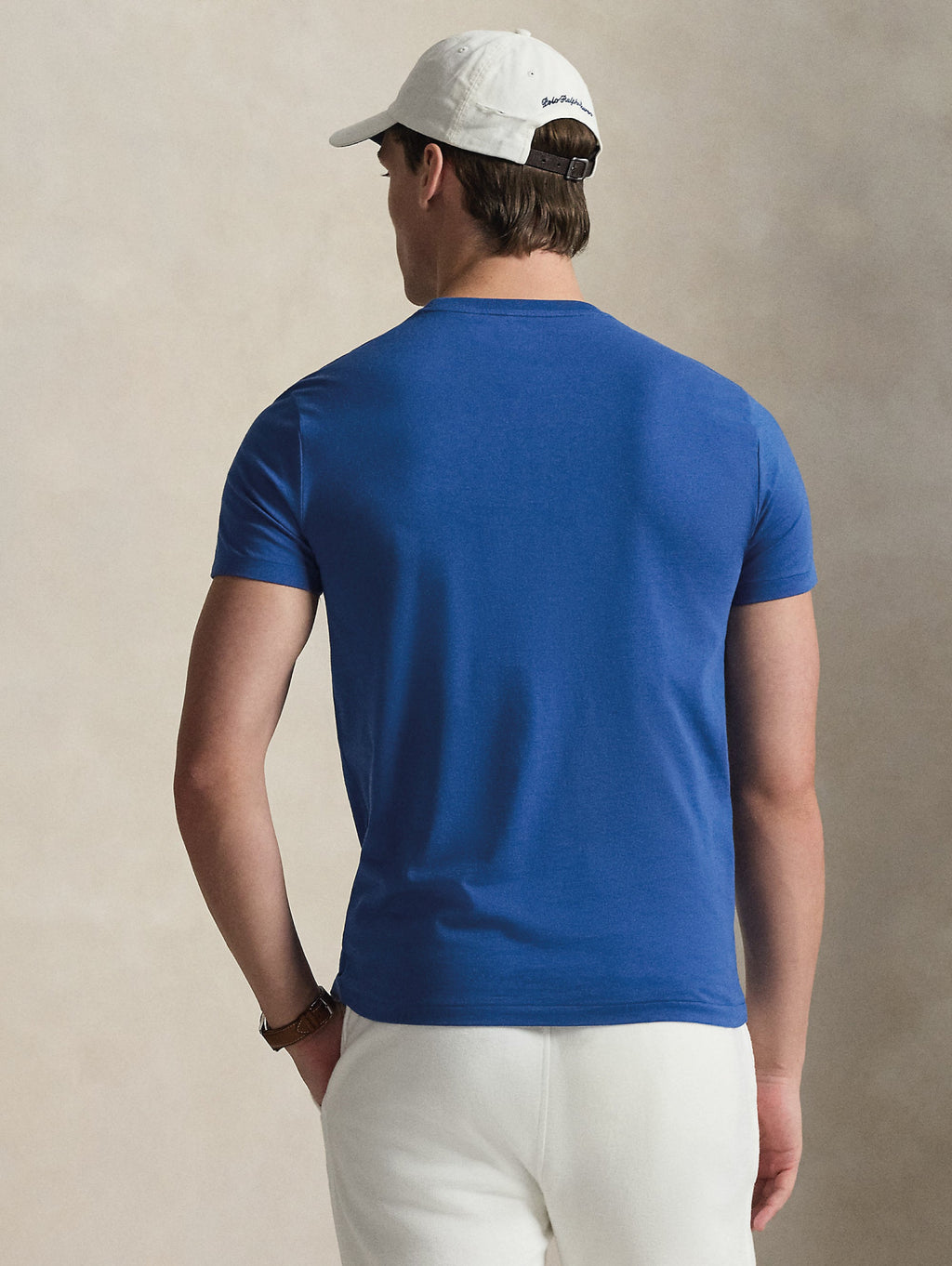2026 New Arrival T-shirt Girocollo Custom Slim Fit Azzurro