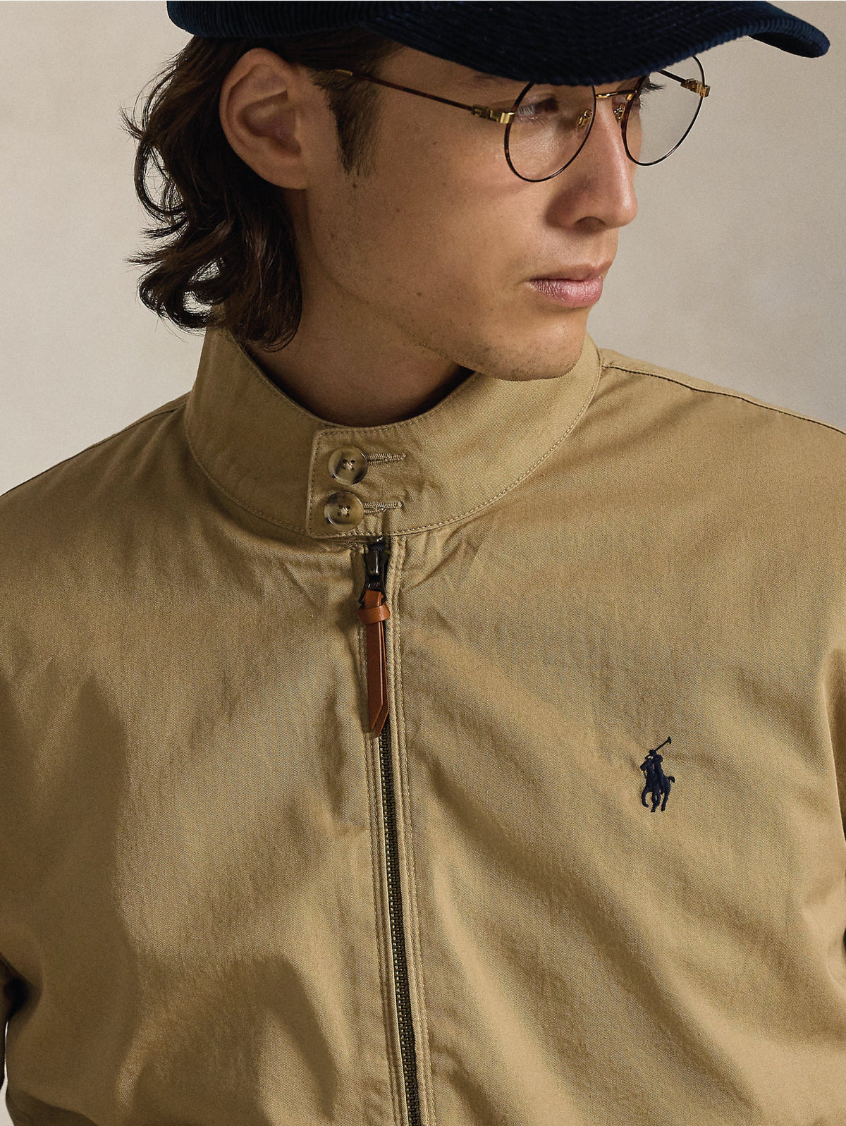2026 New Arrival Giacca Sportiva in Twill di cotone Beige