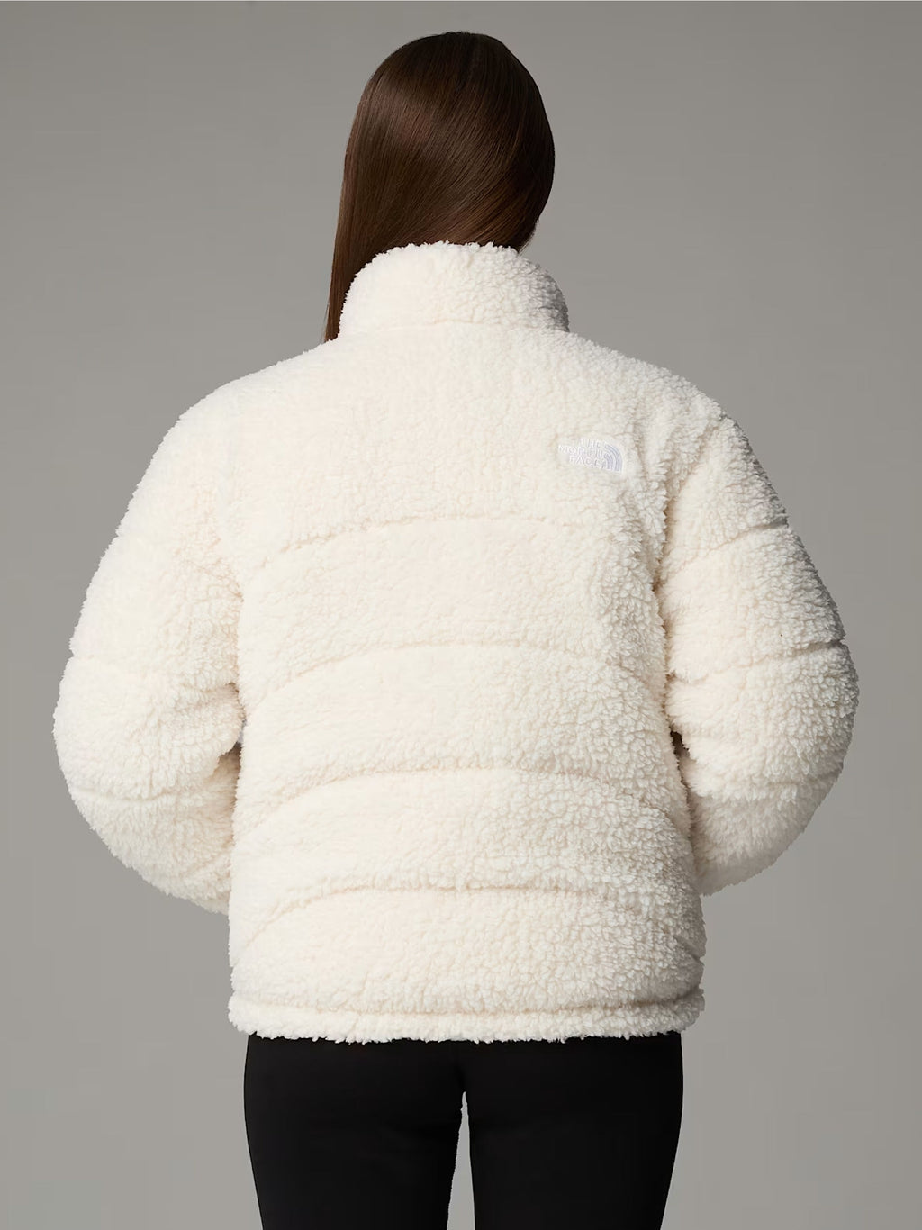 2026 New Arrival Giacca in Pile a Pelo Lungo Bianco