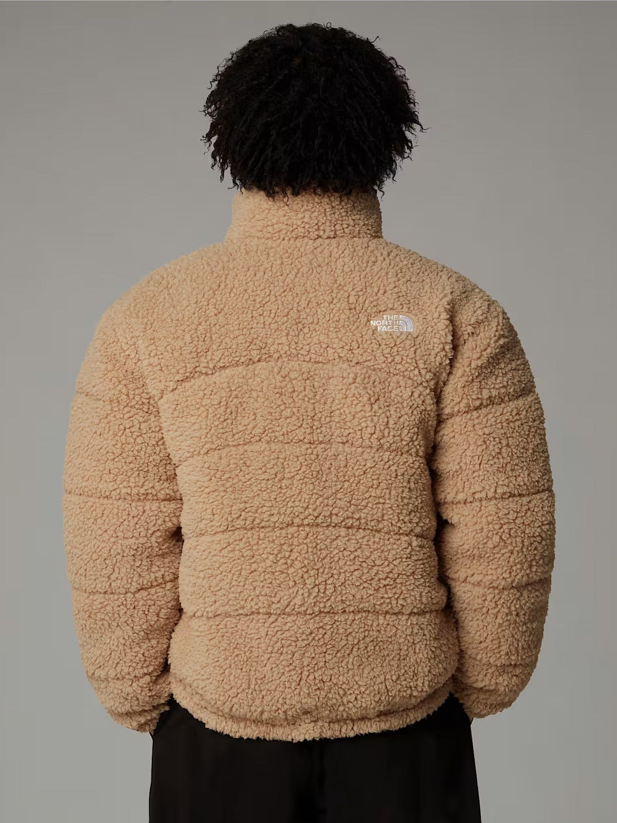 2026 New Arrival Giacca da Uomo in Pile a Pelo Lungo Beige