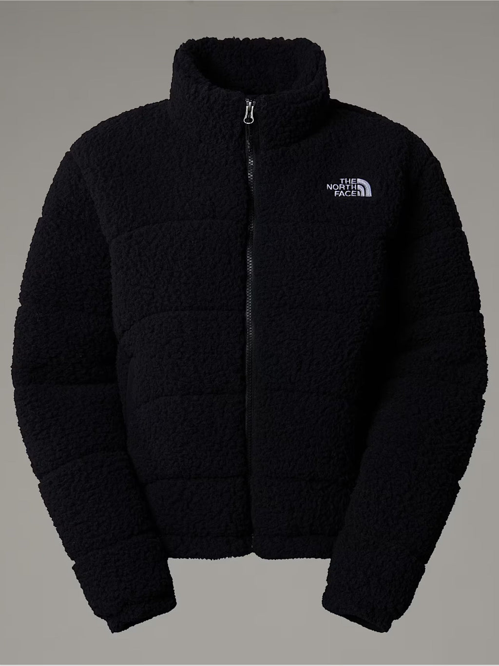 2026 New Arrival Giacca in Pile a Pelo Lungo Nero
