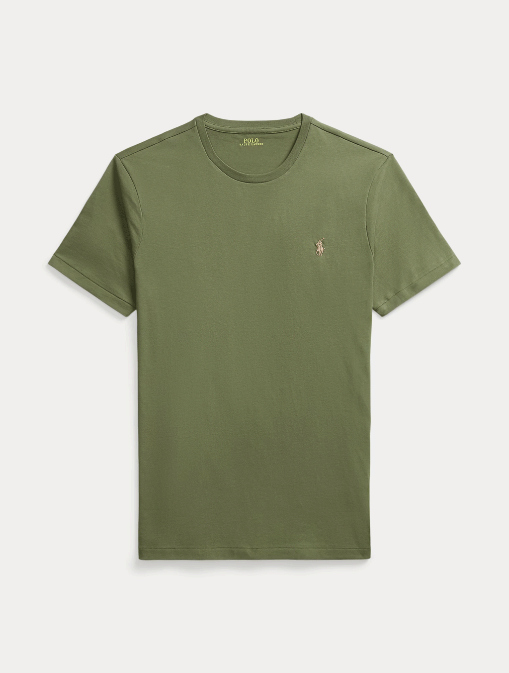 2026 New Arrival T-shirt Girocollo Custom Slim Fit Verde Militare