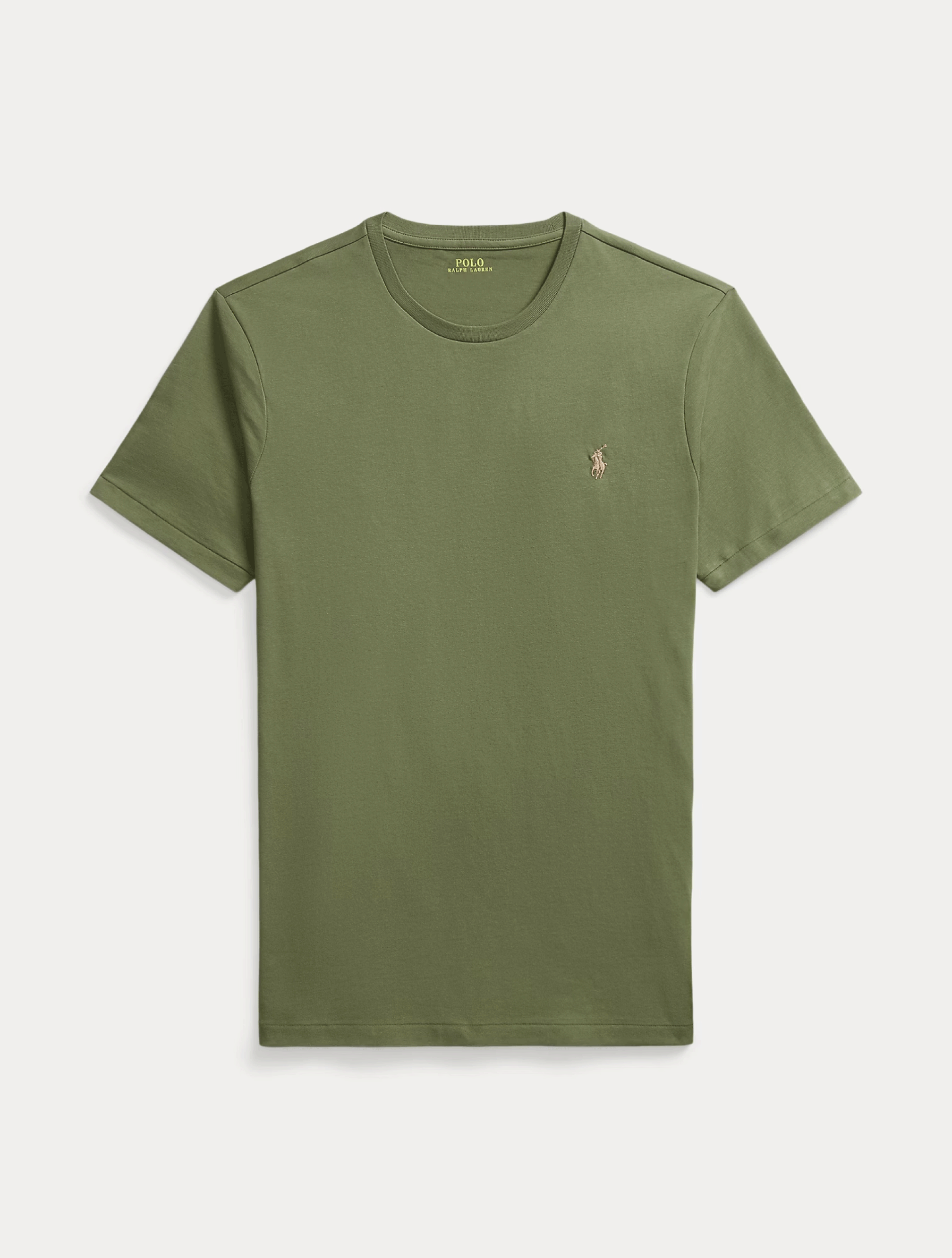 2026 New Arrival T-shirt Girocollo Custom Slim Fit Verde Militare