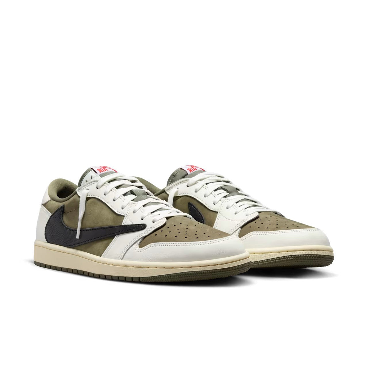 2026 New Arrival Travis Scott x Air Jordan 1 Low OG 'Medium Olive'