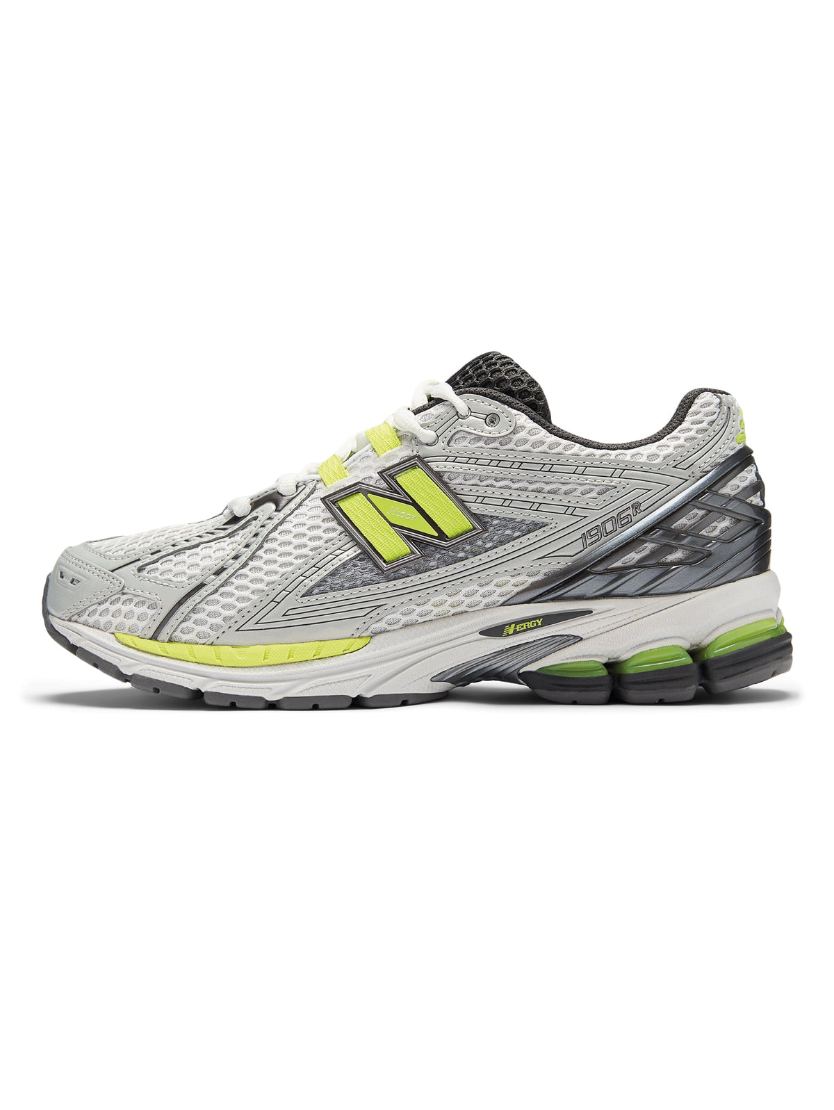 2026 New Arrival Sneakers Retr Running 1906 da Uomo Argento/Fluo