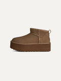 2026 New Arrival Stivaletti con Plateau Ultra Mini Platform Bronzo
