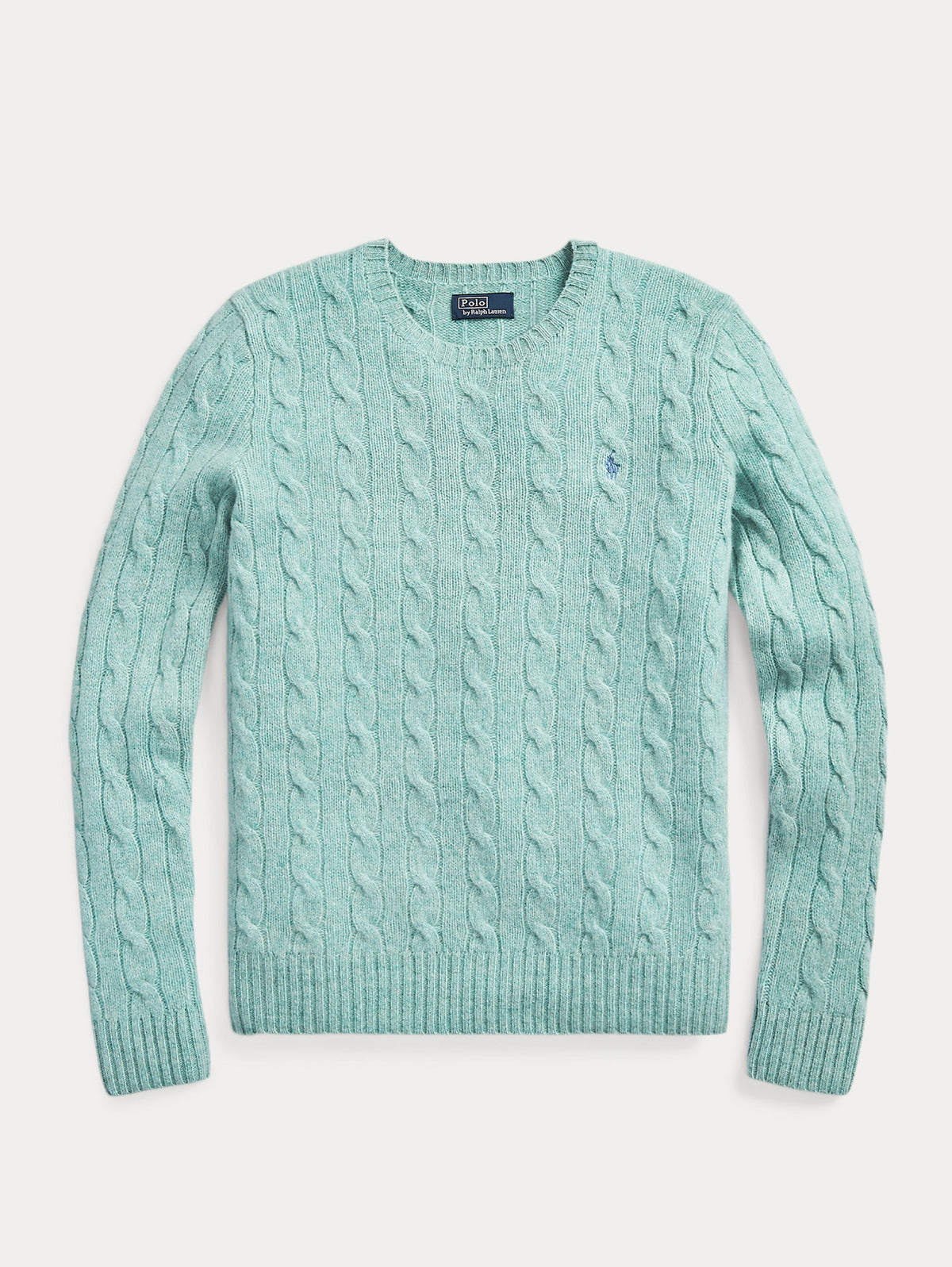 2026 New Arrival Maglia a Trecce in Misto Cashmere Verde