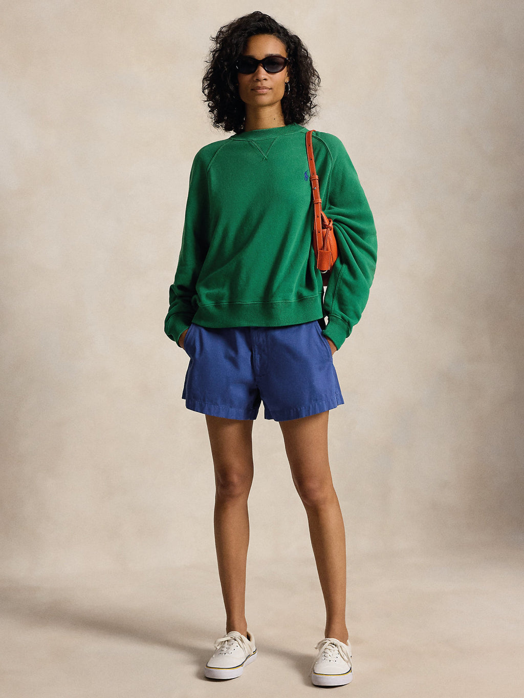 2026 New Arrival Felpa Girocollo Oversize Verde