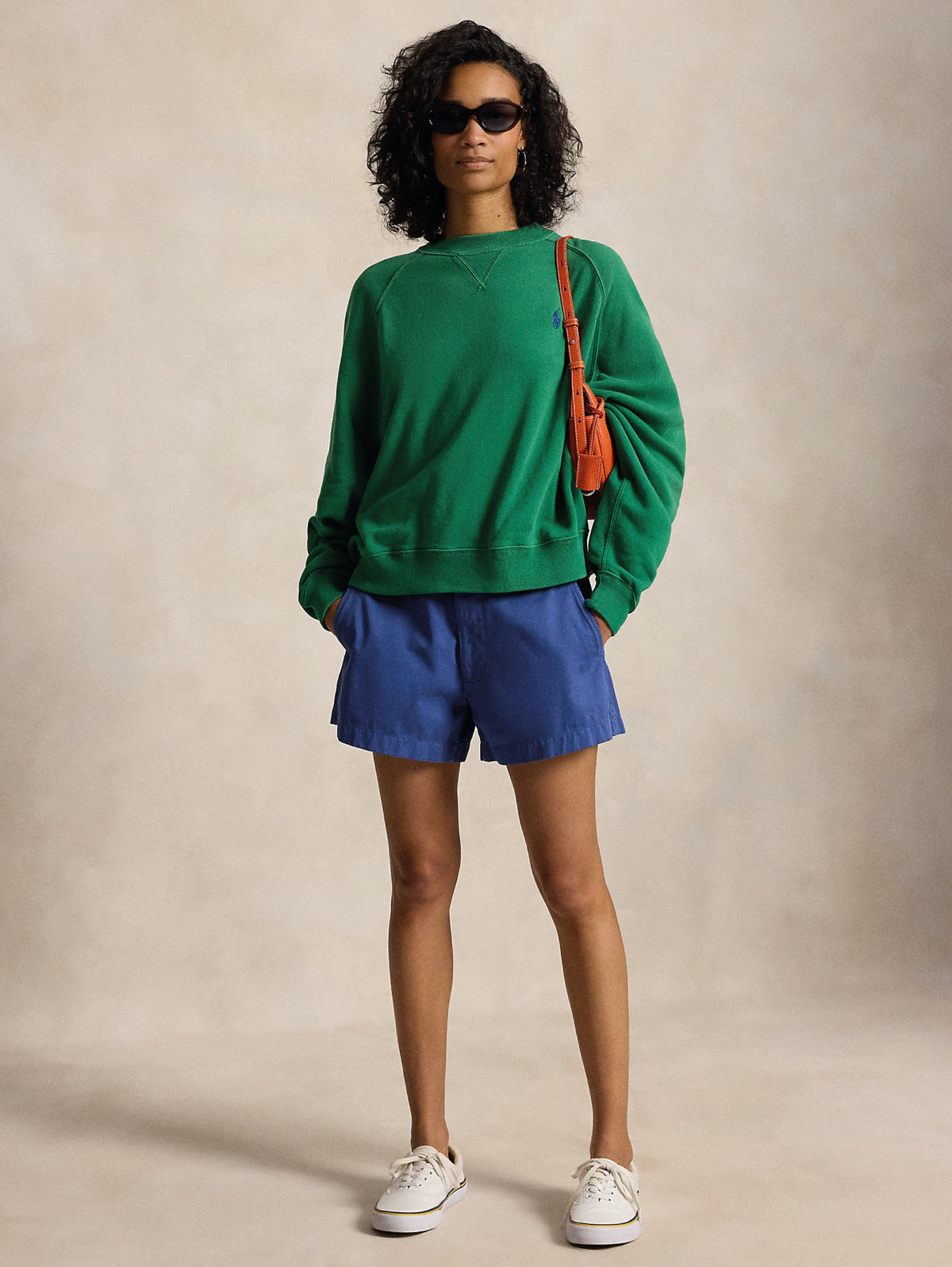 2026 New Arrival Felpa Girocollo Oversize Verde