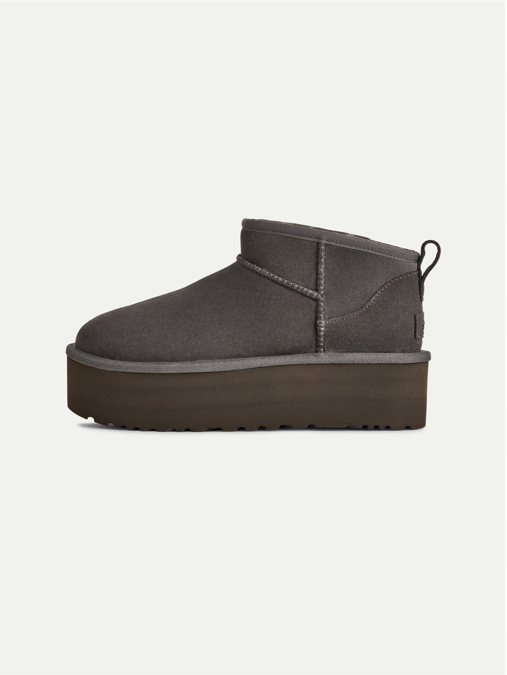 2026 New Arrival Stivaletti con Plateau Ultra Mini Platform Cemento