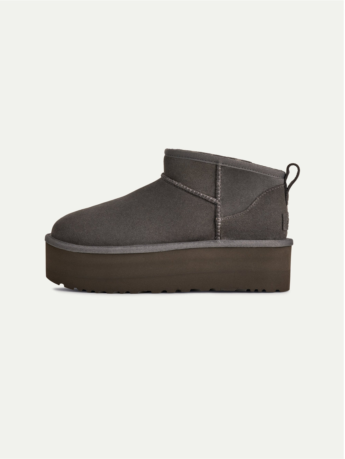 2026 New Arrival Stivaletti con Plateau Ultra Mini Platform Cemento