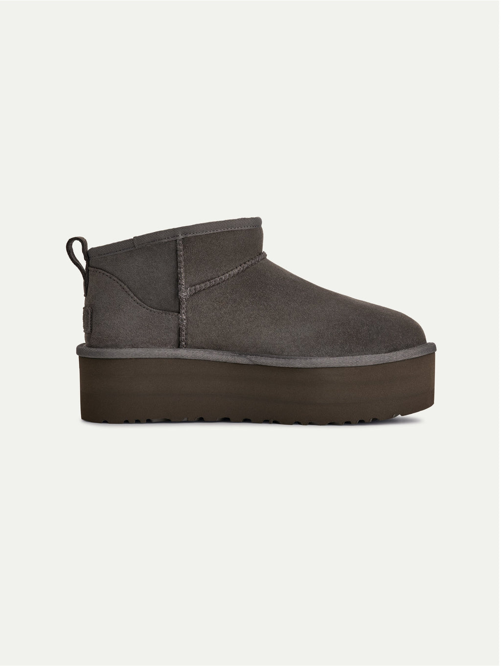 2026 New Arrival Stivaletti con Plateau Ultra Mini Platform Cemento