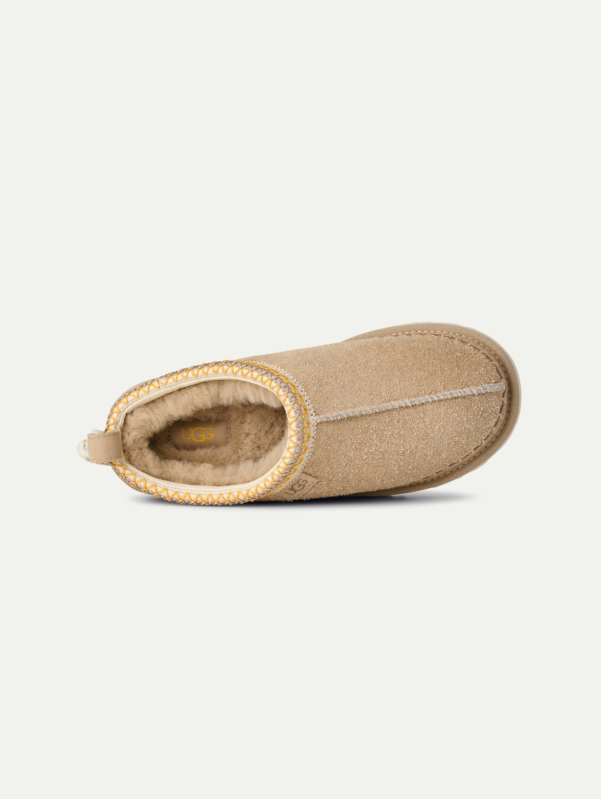 2026 New Arrival Ciabatte in Camoscio Tasman Biarritz Mostarda