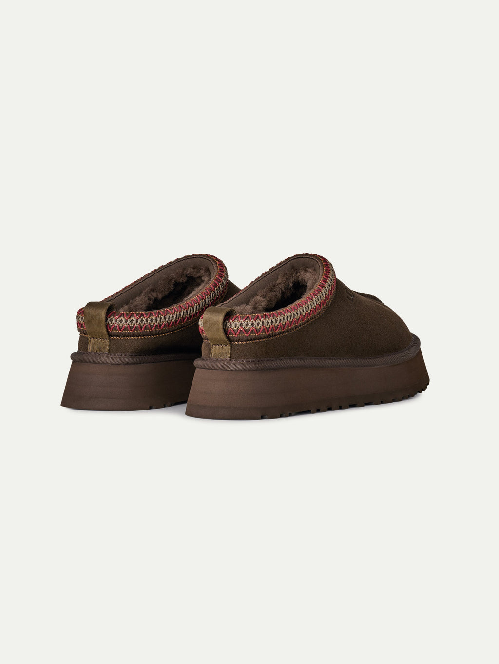 2026 New Arrival Ciabatte con Plateau Tazz II Dusted Cocoa