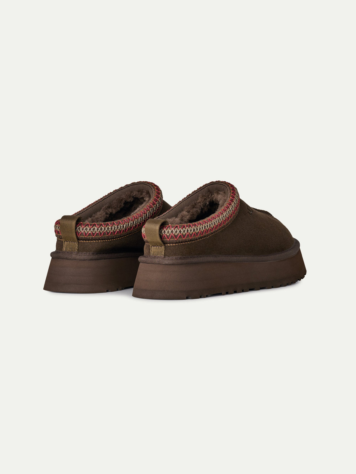 2026 New Arrival Ciabatte con Plateau Tazz II Dusted Cocoa