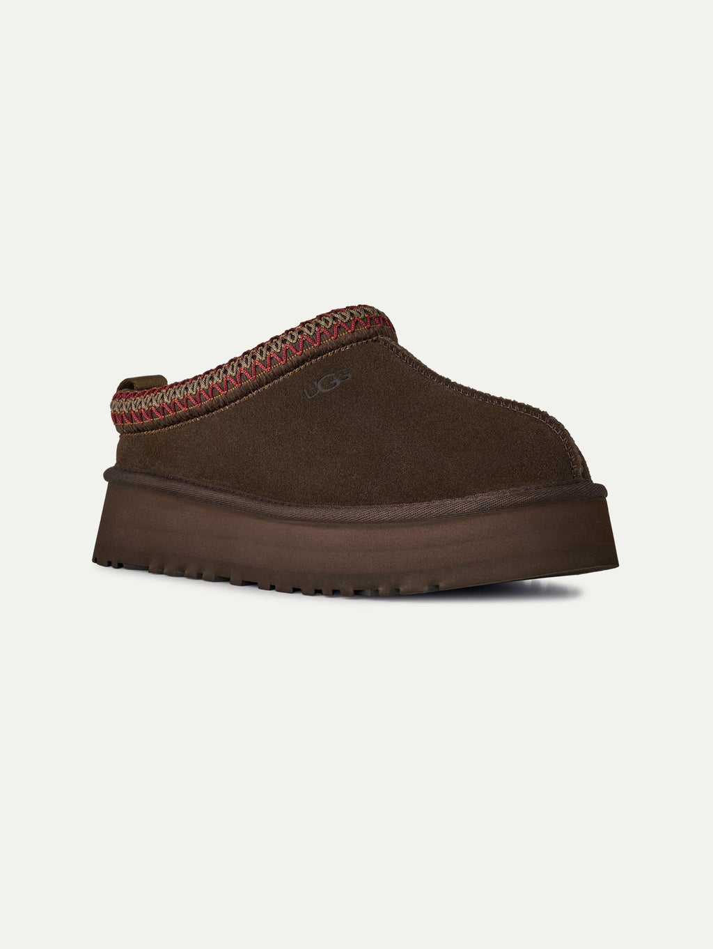 2026 New Arrival Ciabatte con Plateau Tazz II Dusted Cocoa