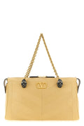 2026 New Arrival panthea patchwork shoulder bag in glossy nappa leather and matte chevron patte