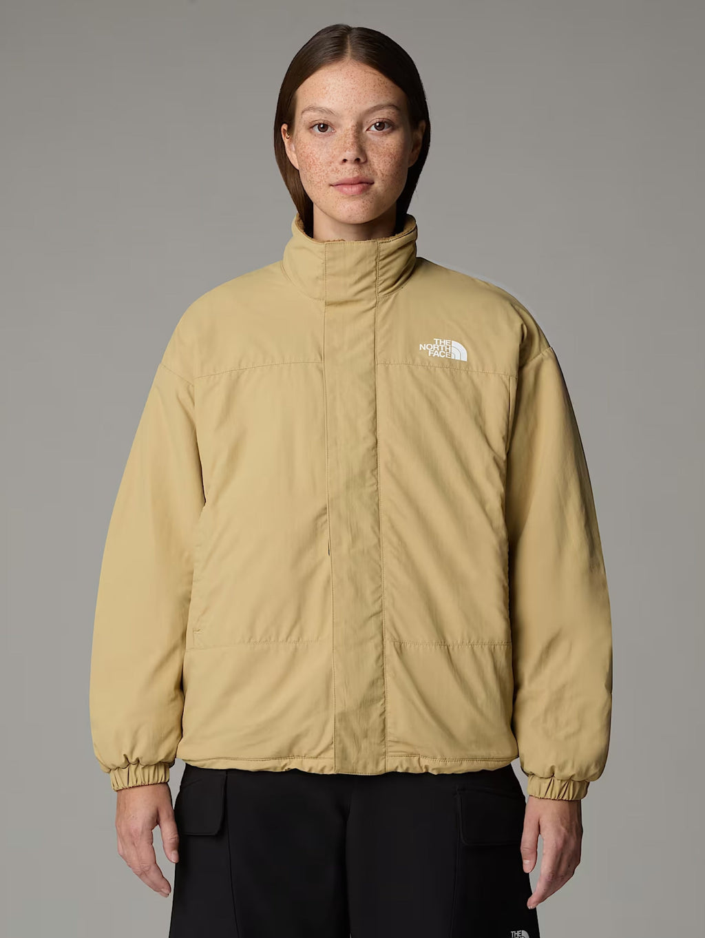 2026 New Arrival Giacca in Pile Reversibile Yumiori Beige