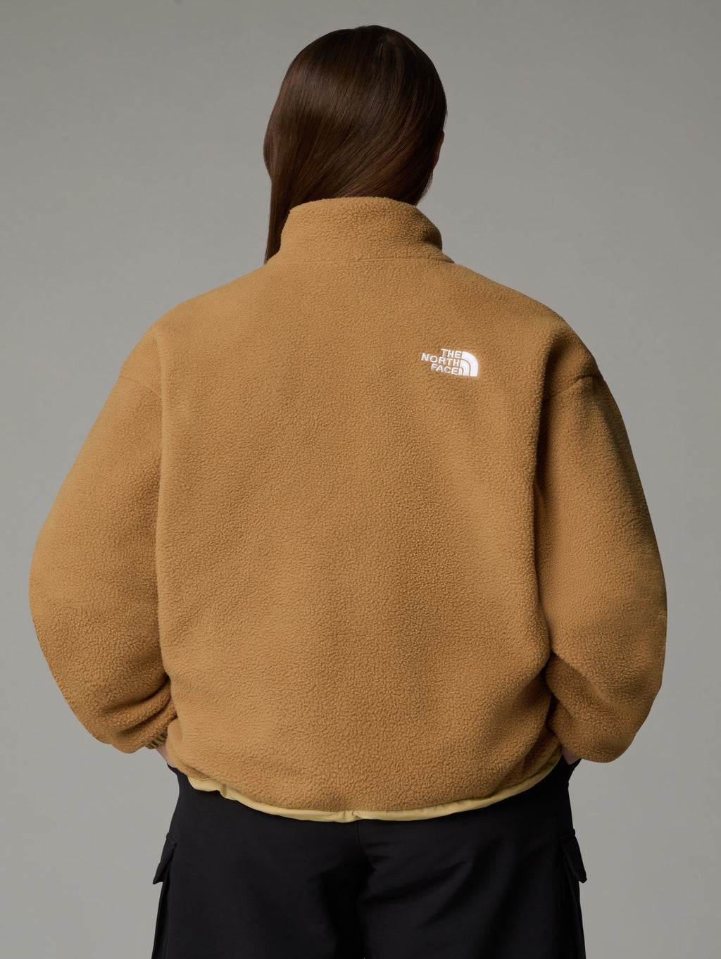 2026 New Arrival Giacca in Pile Reversibile Yumiori Beige