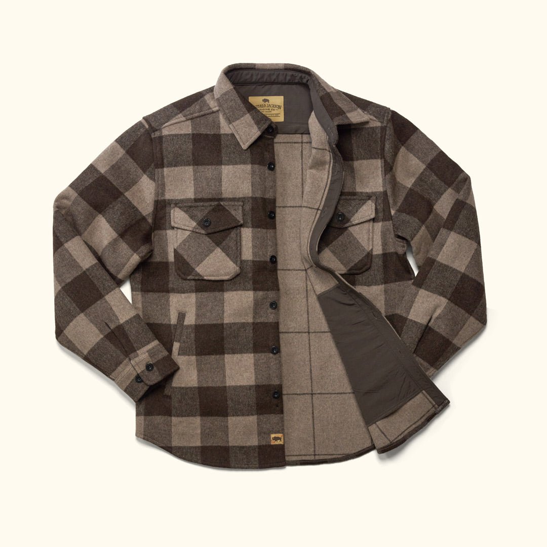 2026 New Arrival Yukon Wool Shirt Jac | Timber Brown Ash