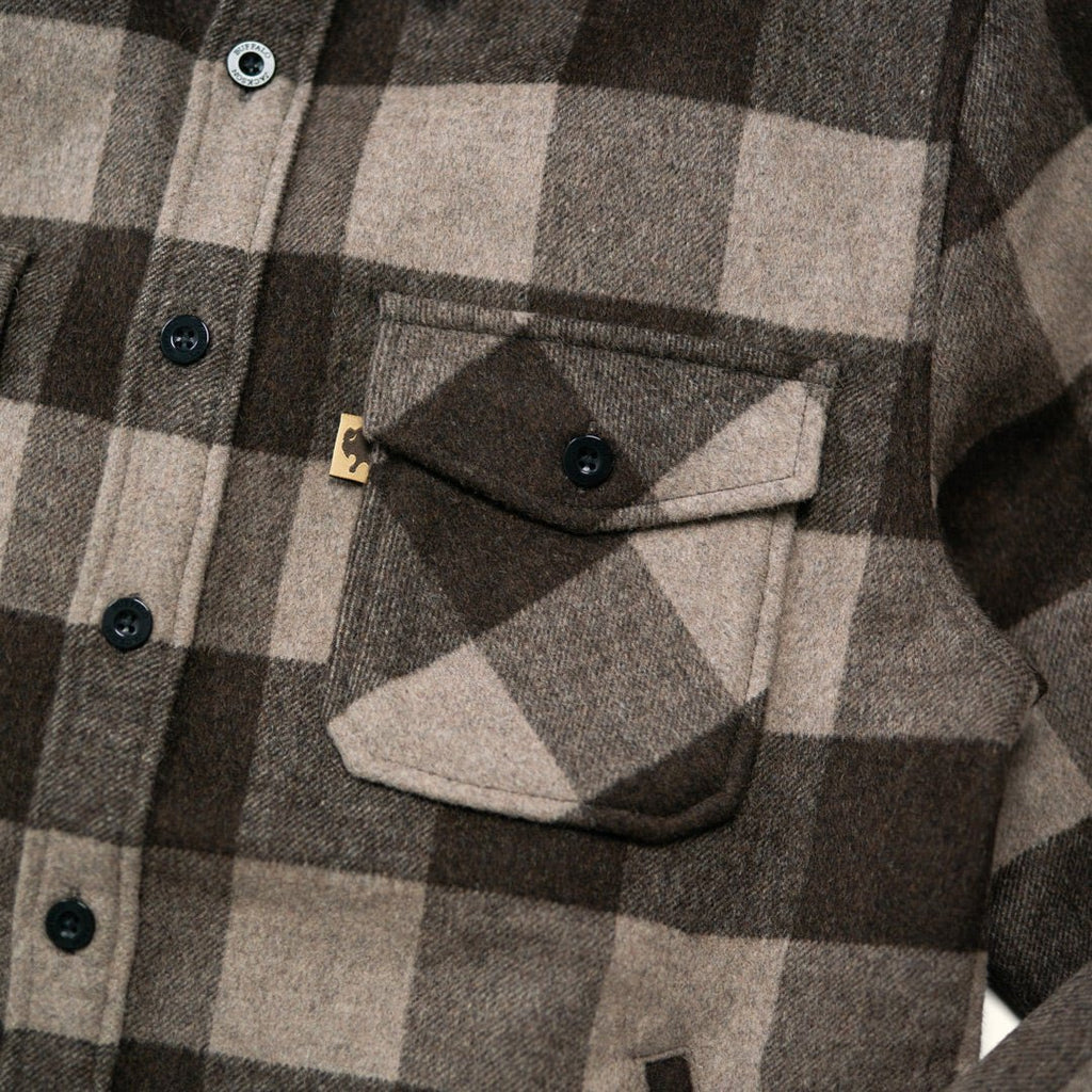 2026 New Arrival Yukon Wool Shirt Jac | Timber Brown Ash