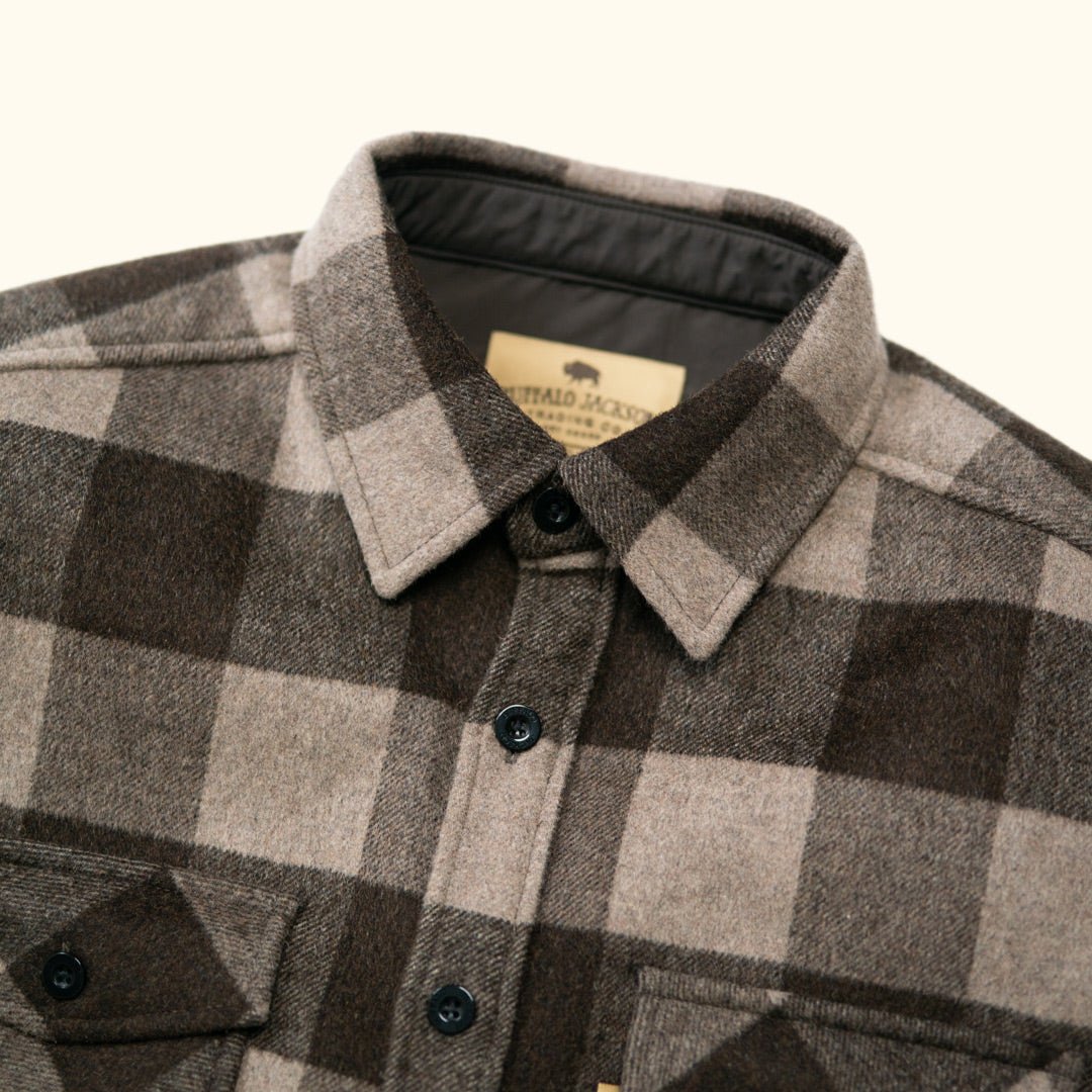2026 New Arrival Yukon Wool Shirt Jac | Timber Brown Ash